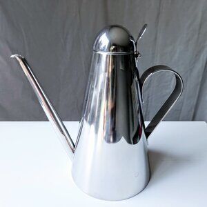 Cerutti Italy Mid Century Modern Olive Oil Serving Cruet INOX 18/10 Stainless St